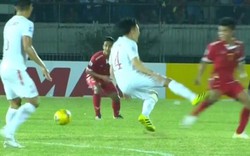 Clip Myanmar vào bóng “như đấu vật” trước ĐT Việt Nam