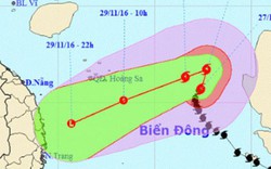 Bão Tokage quặt hướng Nam Trung Bộ, không khí lạnh lại tăng cường