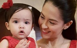 Người đẹp số 1 Philippines rạng ngời mừng con gái 1  tuổi