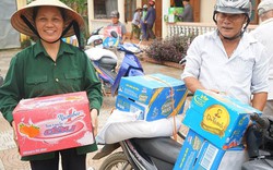 Nhân dân vùng lũ Quảng Bình đón nhận niềm vui