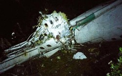 Hiện trường vụ máy bay chở CLB Brazil bị rơi ở Colombi