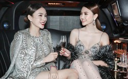 Ngọc Duyên, Lê Hà "cưỡi" limousine dự show Victoria's Secret
