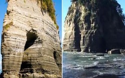 Đá Voi nổi tiếng của New Zealand mất “vòi” sau động đất
