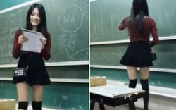 Cô giáo tiếng Anh diện váy ngắn khiến lớp học luôn quá tải