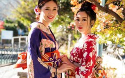 Mỹ Linh, Thanh Tú mặc Kimono đẹp hơn cả gái Nhật