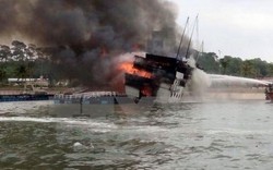 Bà Rịa-Vũng Tàu: Tàu chở hơn 4.600 tấn ngô bất ngờ bốc cháy