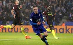 Clip Vardy lập hat-trick, Leicester “chôn vùi” Man City