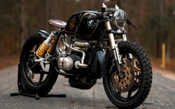 Ngẩn ngơ ngắm BMW R100 RT độ màu đen bóng