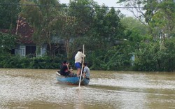 Quảng Nam: Chìm ghe, nước lũ cuốn một thanh niên mất tích