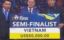 Hậu AFF Cup 2016, ĐT Việt Nam nhận 4 tỷ đồng tiền thưởng?