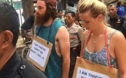 Du khách trộm xe đạp bị ép diễu hành trong nhục nhã ở Indonesia