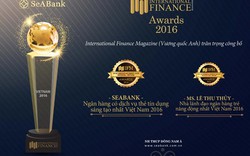 SeABank được vinh danh giải thưởng quốc tế “Ngân hàng có dịch vụ Thẻ tín dụng sáng tạo nhất 2016”