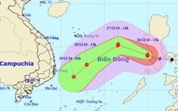 Bão Nock-ten giật cấp 14-15 tiến vào Biển Đông