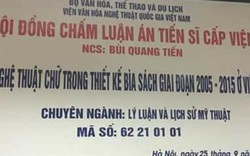 Đề tài "tiến sĩ bìa sách": Có là chuyện... tầm phào?