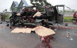 Ảnh: Hiện trường khủng khiếp vụ tai nạn 6 người chết ở Tây Ninh