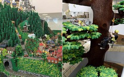 Choáng ngợp tòa nhà được làm từ 25 triệu mảnh ghép Lego