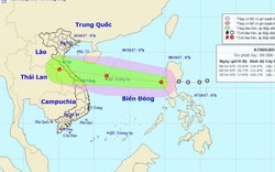 Áp thấp nhiệt đới đang di chuyển nhanh vào Đà Nẵng và các tỉnh miền Trung