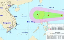 Lại xuất hiện áp thấp nhiệt đới mạnh cấp 7 gần Biển Đông