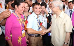 Chùm ảnh: Tổng Bí thư Nguyễn Phú Trọng gặp mặt 87 nông dân xuất sắc