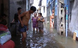 “Ốc đảo” xuất hiện giữa Sài Gòn sau trận mưa như trút