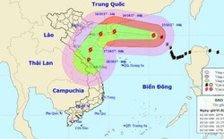 Bão số 11 giật cấp 15, hướng di chuyển siêu dị