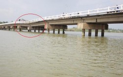 Cầu lún gần nửa mét ở Quảng Nam