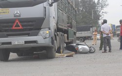TP.HCM: Va chạm với xe tải, người đàn ông chết thảm dưới bánh xe