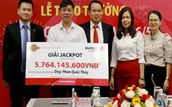 Tài xế ô tô trúng giải Jackpot trên 5,6 tỷ đồng