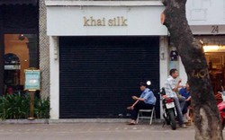Động thái "lạ" ở loạt cửa hàng khăn lụa Khaisilk