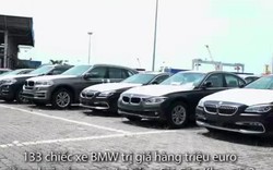 Hơn trăm xe BMW nằm phơi nắng mưa ở cảng Sài Gòn