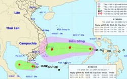 Dự báo thời tiết hôm nay (2.11): Áp thấp nhiệt đới giật cấp 9 hướng vào Cà Mau gợi lại ám ảnh từ bão Linda