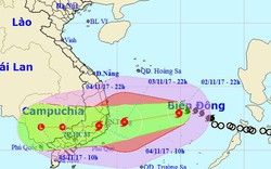 Dự báo thời tiết 3.11: Tin mới nhất về bão số 12 (Damrey - Con voi) di chuyển thần tốc, tiến thẳng vào đất liền gây mưa cực lớn