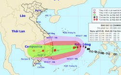 Tin mới nhất về bão số 12: Sáng 4.11, bão sẽ đổ bộ Khánh Hòa- Ninh Thuận