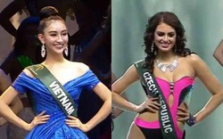 Hà Thu trượt Top 8 Miss Earth 2017 sau phần trình diễn bikini bốc lửa