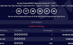 Thông tin mới về tấm vé trúng jackpot 39,5 tỉ đồng của Vietlott