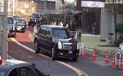 Dân Nhật Bản "choáng" vì dàn xe "Quái thú" của ông Trump