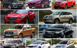 10 mẫu ô tô bán chạy nhất Việt Nam tháng 10/2017