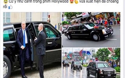 Dân mạng "đua nhau" chia sẻ ảnh TT Donald Trump ở Đà Nẵng