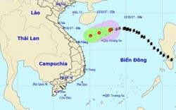 Bão số 13 đuối dần, khả năng tan ngay trên biển