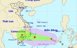 Bản tin thời tiết 13h: Bão số 14 hướng vào đất liền, Khánh Hòa đến Bình Thuận sắp mưa to