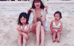 Vợ Lý Hải diện bikini, lấp ló vòng 1 kỷ niệm 7 năm ngày cưới tại Phú Quốc
