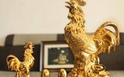 Hai tượng "vàng" nhặt được có phải là vàng thật?