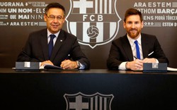 CHÍNH THỨC: Messi gắn bó với Barca đến năm 2021