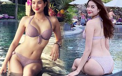 Hoa hậu Phạm Hương bất ngờ tung ảnh bikini "nóng rẫy" đầu đông