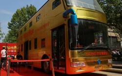 Không chỉ Dubai, châu Á cũng có xe buýt mạ vàng 17 tỷ, toàn bộ tay cầm bằng vàng