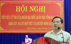 Chủ tịch Hội NDVN Lại Xuân Môn tiếp xúc cử tri tại tỉnh Bạc Liêu