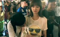Sự thật clip Trấn Thành "sàm sỡ" vòng 1 Hari Won giữa chợ Thái Lan