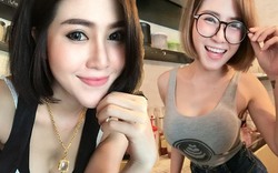 Xôn xao quán cà phê toàn hot girl ngực khủng ở Thái Lan