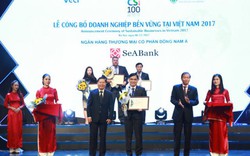 SeABank nằm trong top 10 doanh nghiệp phát triển bền vững Việt Nam 2017