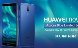 Huawei tung nova 2i màu xanh đẹp lung linh cho mùa Noel